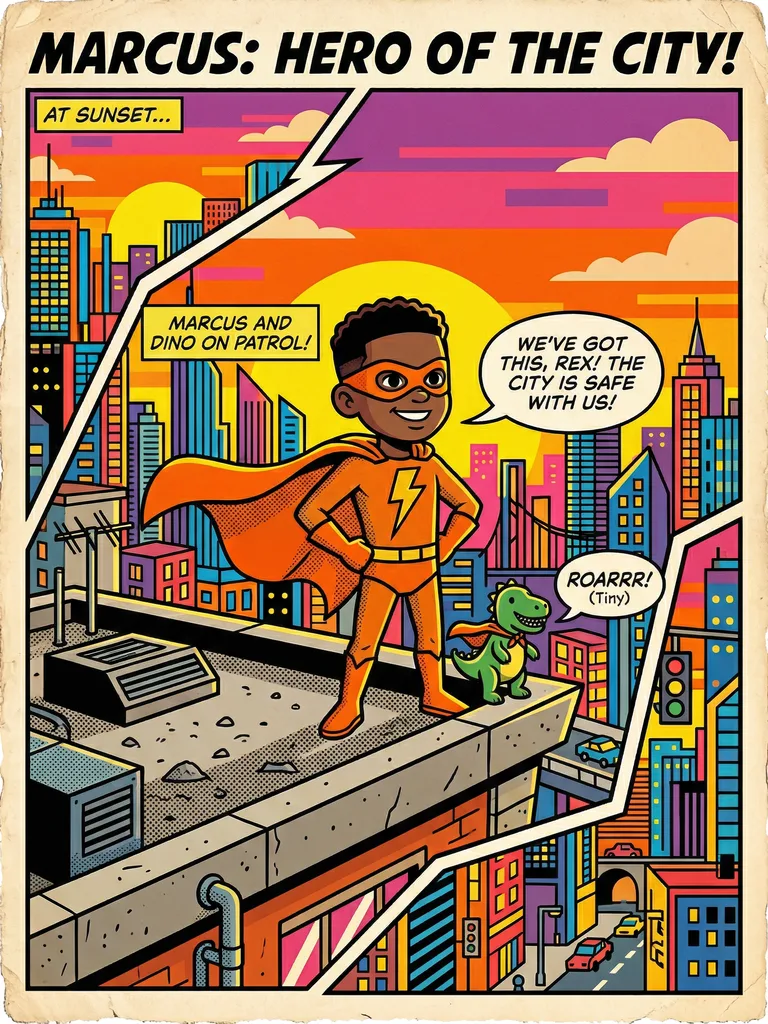 Marcus Hero of the City — Bold and Graphic interior