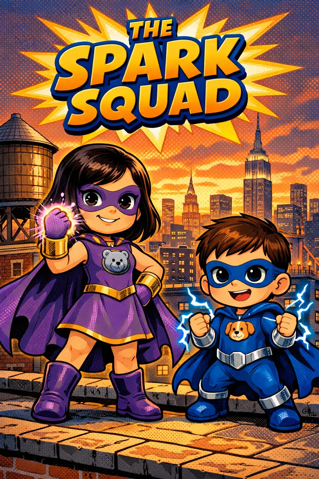The Spark Squad comic book cover