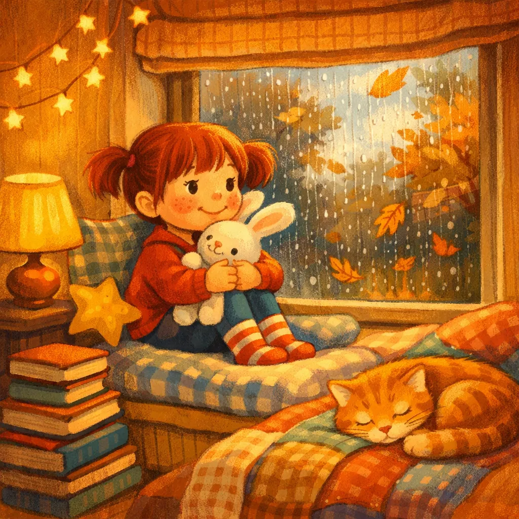 Storybook Warmth style — cozy illustration